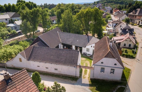 Kojetice House | Wonderful private villa for 22 people with WIFI, hot tub, patio and pets allowed
