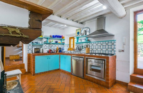 Greve in Chianti House | Wonderful private villa for 8 people with WIFI, A/C, pool, TV, patio and panoramic view