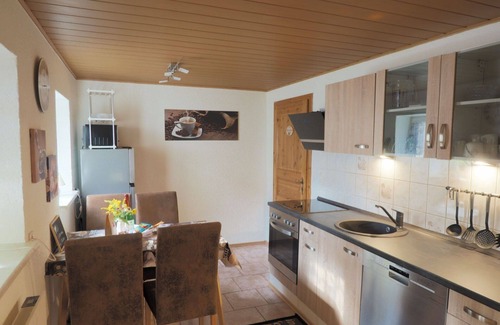 Grossschoenau House | Wonderful private villa for 5 guests with hot tub, WIFI, TV, terrace and pets allowed