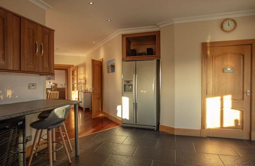 Aisgernis House | Wonderful private villa for 13 guests with WIFI, hot tub, TV, patio and panoramic view