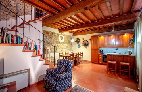 Bibbiena Villa | Wonderful private villa for 8 people with A/C, WIFI, private pool and TV