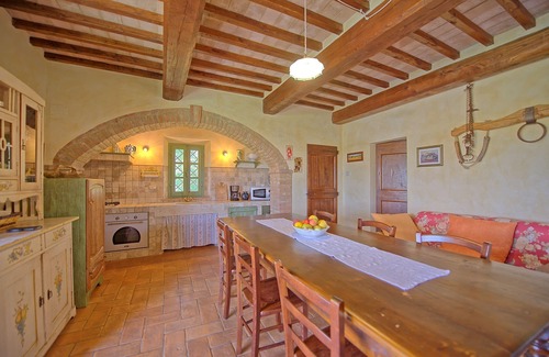 Trequanda Villa | Wonderful private villa with private pool, WIFI, TV, veranda, panoramic view, close to Montepulciano