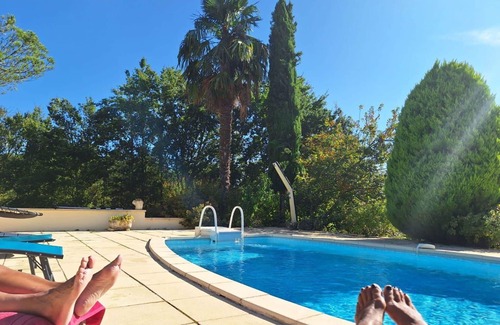 Blanquefort-sur-Briolance Villa | Wonderful private villa for 5 people with private pool, A/C, WIFI, TV, terrace and pets allowed