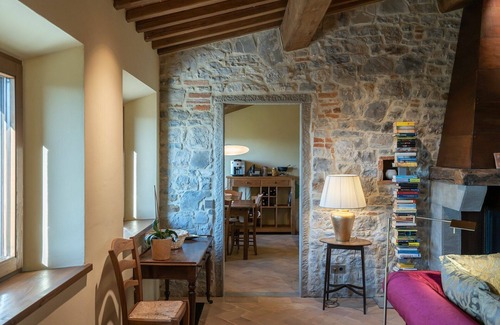 Bucine Villa | Wonderful private villa for 12 people with WIFI, A/C, private pool, TV, patio and panoramic view