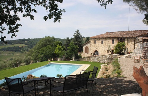 Castellina in Chianti Villa | Wonderful villa with cottage and pool near Siena