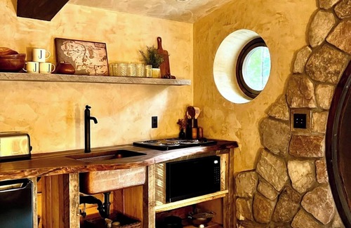 Newtonville House | WOW! A spectacular Hobbit House in the forest at June Farms!