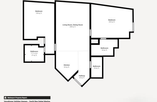Dubai Marina House | Yacht Bay - Vibrant Two Bedroom in Dubai Marina