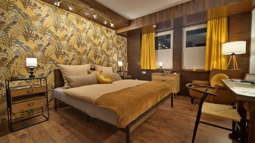 Fluorn Apartment | Yellow Lounge Schwarzwald - mit Veranda