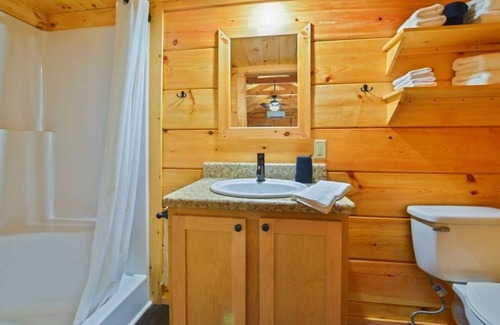 Bryan Cabin | Your Home Away From Home! Patio, Outdoor Pool, Pets are Allowed Here!