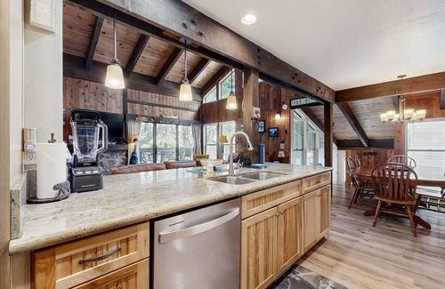South Lake Tahoe House | Your next vacation getaway is less than 200 steps to a private beach on the lake