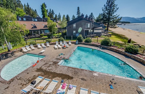 South Lake Tahoe House | Your next vacation getaway is less than 200 steps to a private beach on the lake