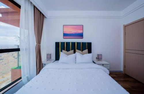 Syokimau Apartment | Zen 3BR Suite near Airport SGR w Pool Gym Restaurant
