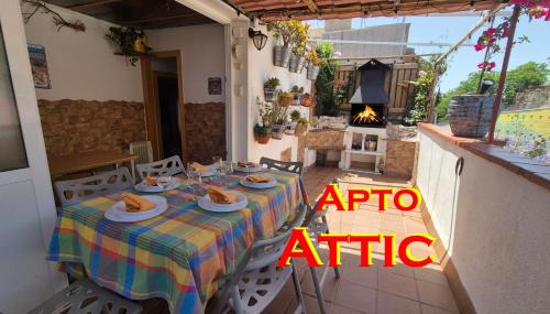 Ático, terraza y Barbacoa