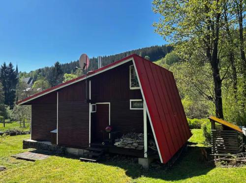 Útulný dřevěný bungalov