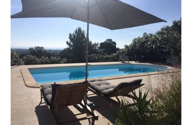 1/2 villa sea view, Solenzara, swimming pool private garden