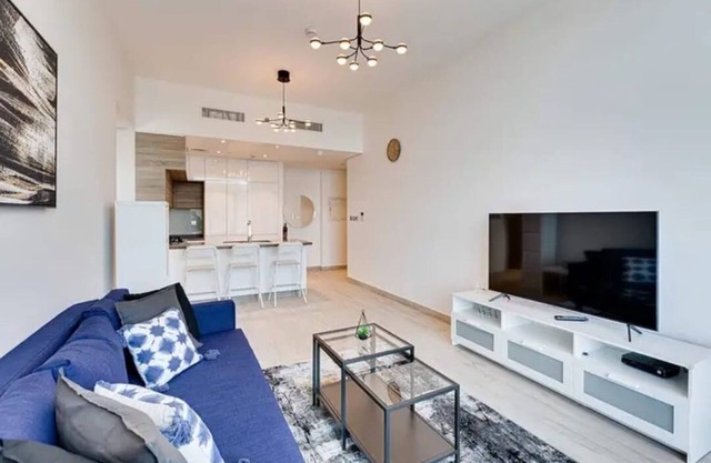 1-bedroom apartment in marvelous Sharjah with fitness room, AC, WiFi