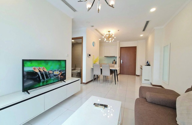 1-bedroom condo in welcoming Ho Chi Minh City with AC, WiFi, fitness room