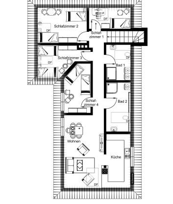 120m² Apartment nahe A1 - 4 Schlafzimmern - 2 Bäder - große Wohnküche - Grillplatz - Parkplatz