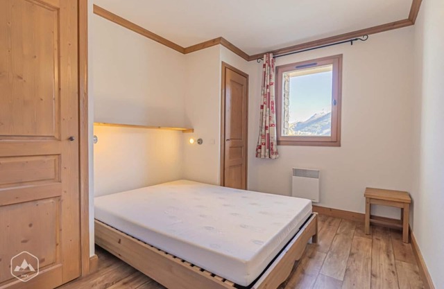 150m from resort center, floor -2, fitness, balcony, tv, ski locker, 50m², Aussois