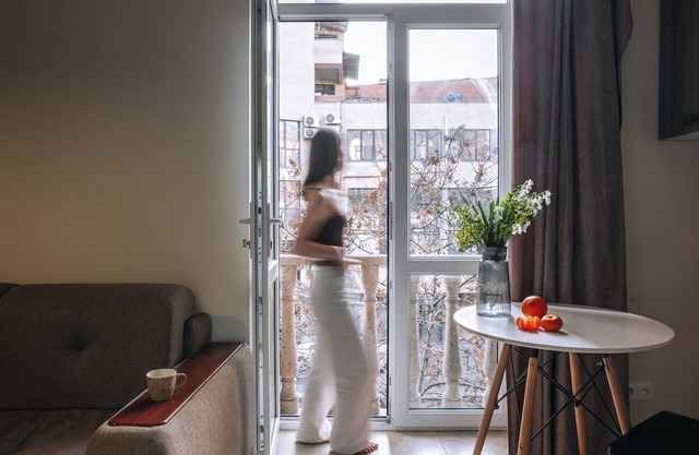 1BR/Near Vernissage/Center/French balcony