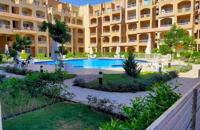 2-bedroom chalet in beautiful Marsa Matrouh front of Marassi Emaar beach with AC