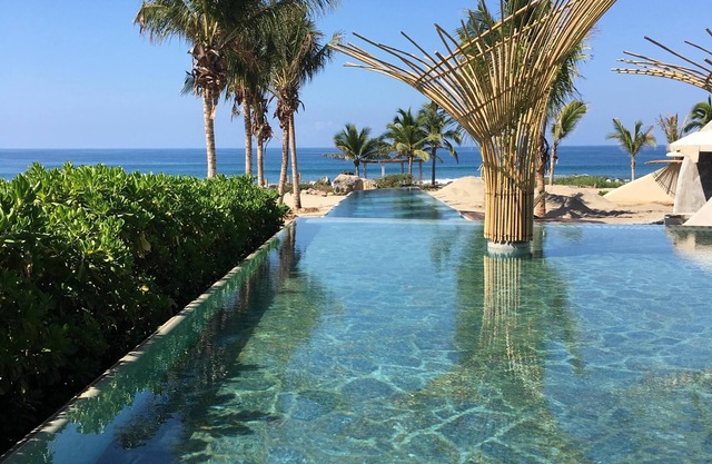 2 bedroom 2.5 bath beach front, ground floor unit in Punta Majahua