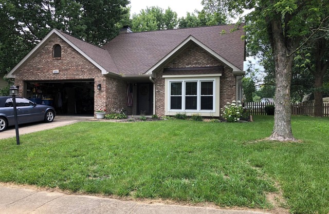 2 Bedroom home with fenced yard.