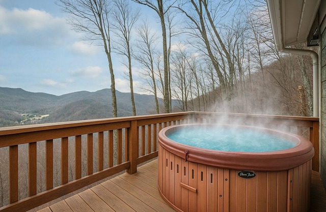 2 Master Suites - Mountain Views Every Room - Hot Tub - Fire Pit - Clean & Cozy!