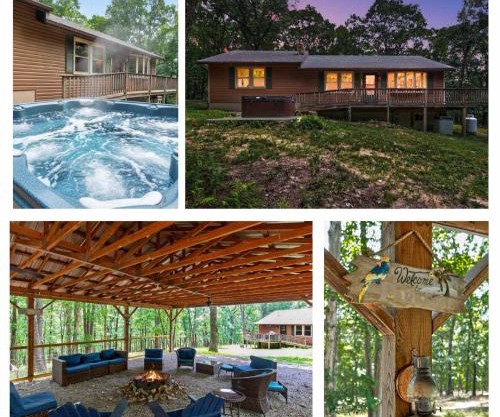 20 acres w Private Pavilion, Fireplace & Fire Pit