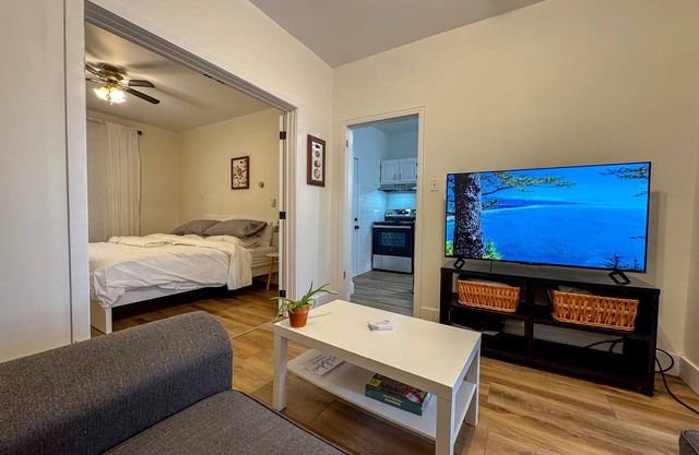 2025 Renovated, bright/spacious main floor unit. Private driveway and backyard.
