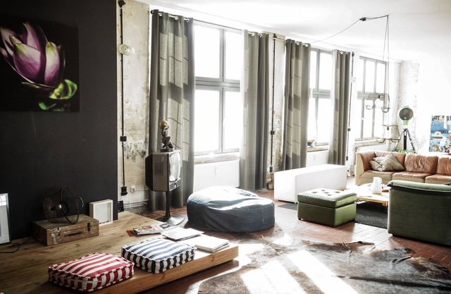 250SQM STORAGE LOFT APARTMENT SONNENALLEE Industrial Style