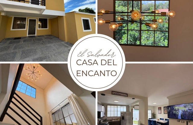 3-bedroom townhome in marvelous Santa Tecla with AC, WiFi &Beautiful Attractions