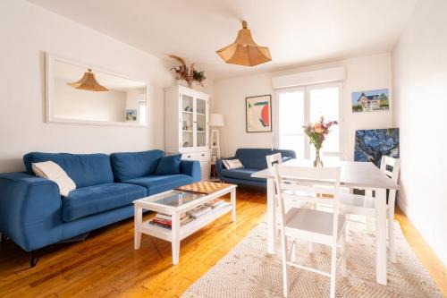 3 chambres lumineux proche gare et TNB