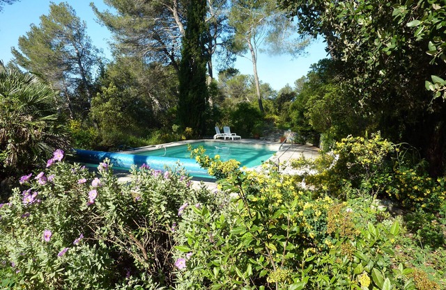 3-room house in the woods in Assas with swimming pool
