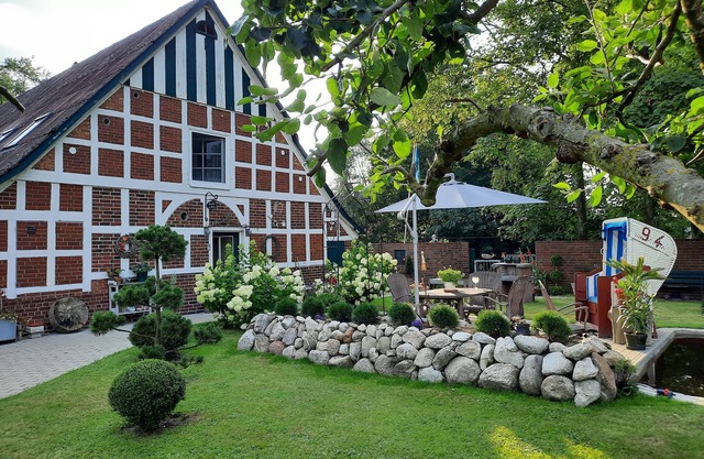 3-star farmhouse apartment on the ground floor, quiet location on the coast near Otterndorf