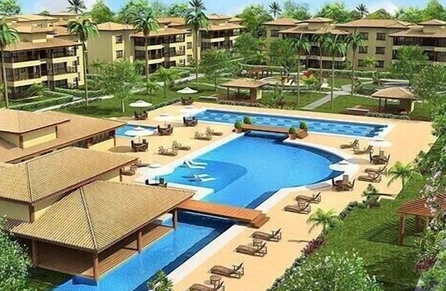 3 suites in Guarajuba, condominium with pool, courts, games room, near the sea
