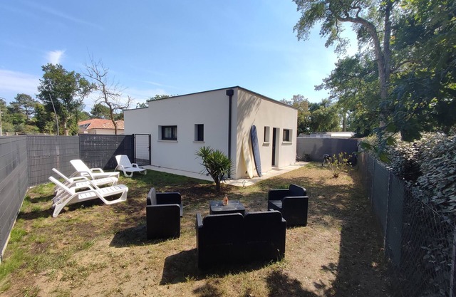 35 m2 with garden 600 m from the beach