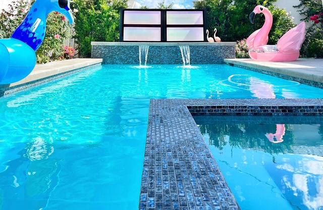 3bd private oasis /saltwater pool-spa/private & safe/15mins from Hollywood