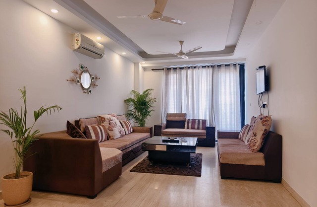 3BHK Apartment,Relaxing Terrace,Greater Kailash-1, M Block Market by HostMyStay