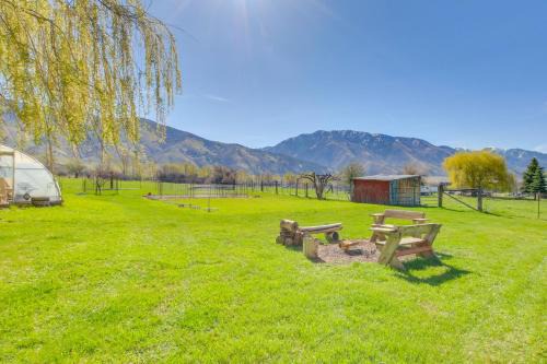 5 Mi to Downtown Logan Scenic Retreat with Patio