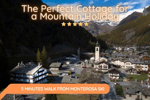 5 Minutes from Monterosa Ski, Small Cottage