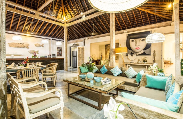 ❤7" Ride to Beach❤4BR & 13meter Private POOL Villa❤SUNDECK❤10pax