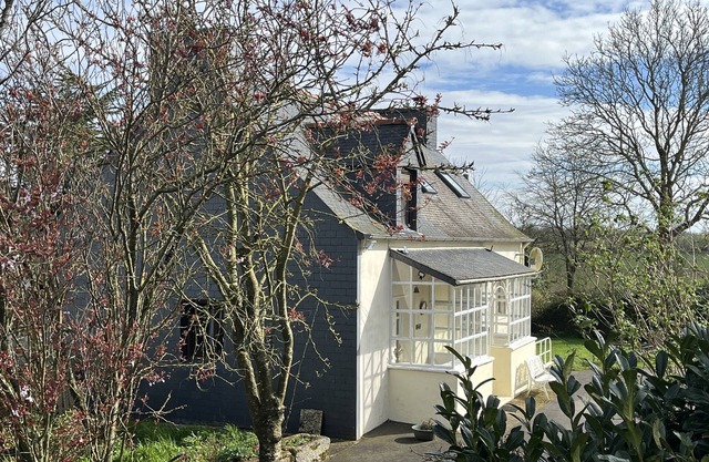 A beautiful house set in a mature enclosed private garden