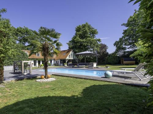 A charming holiday home with a swimming pool