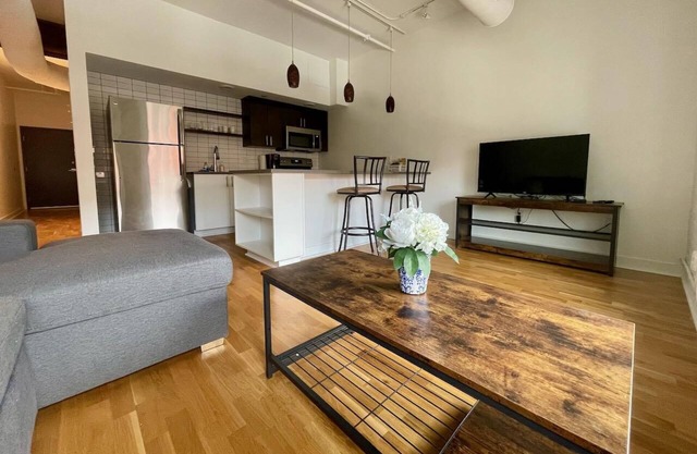 A historic 900 square foot Atrium loft in the heart of the Old Market