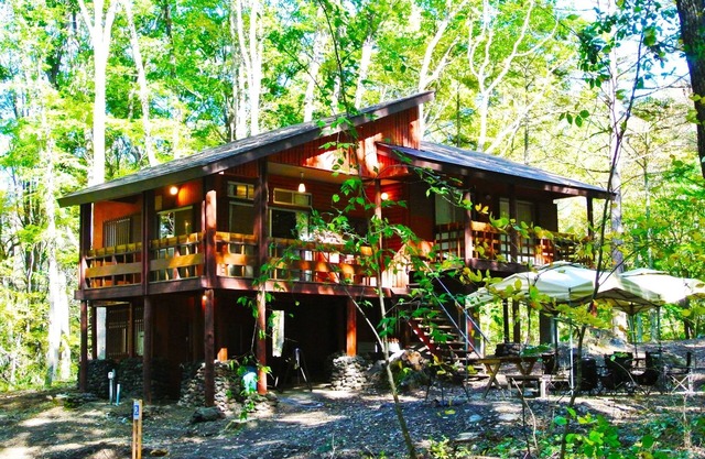 A lodge where you can enjoy authentic BBQ surround/Agatsumagun Gunma