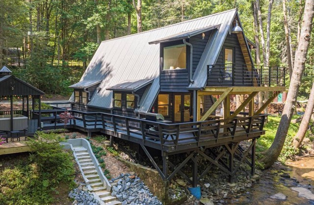 A Simple Song - Creekfront | A-Frame | Hot Tub