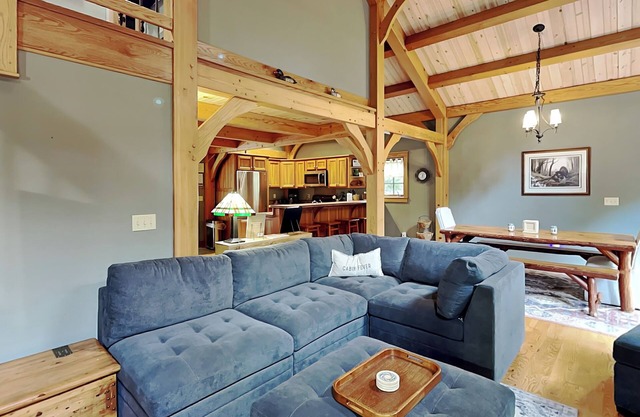 A Winter View | Spacious Lake View Home Near Area Attractions + Hot Tub