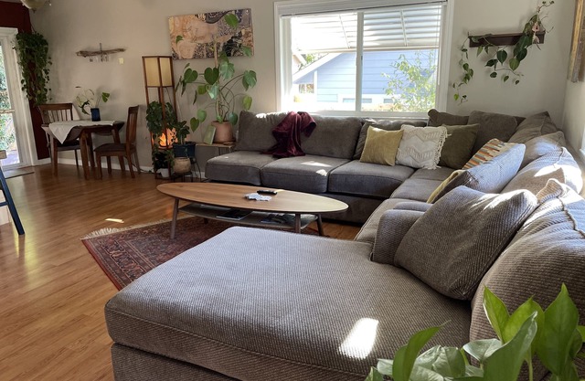 Adorable house walking distance to town-comfy private back patio
