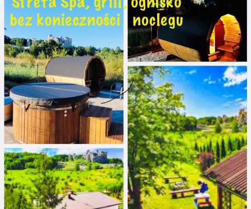Agroturystyka na Jurze Jacuzzi Sauna Beczka